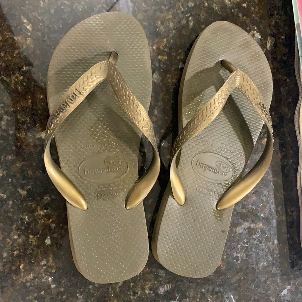 Havaianas Gold Flip Folps